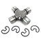 Meritor U-Joint Kit, Driveshaft, Outside Snaprings, 3.371 In. Cross Lng, 0.657 In. Cross Trunnion Dia CP213X - alternate 1